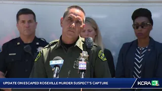 LIVE | The Placer County Sheriff's Office is giving an update on accused Roseville murder suspect…