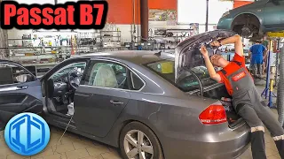 Как подключить камеру заднего вида на VW Passat B7