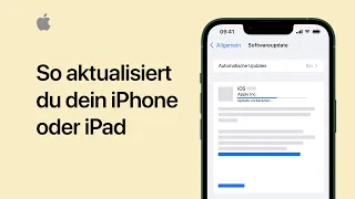 So aktualisierst du dein iPhone oder iPad | Apple Support