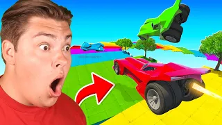 Ik TROLL HEM In Een REGENBOOG RACE! (GTA 5 Races)