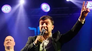 Comedian leads in Ukraine presidential race