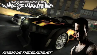 Razor Callahan Vs The Blacklist | Need for Speed Most Wanted [2005]