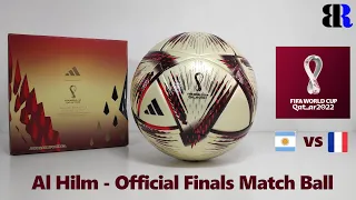 2022 World Cup Final Match Ball Gold Unboxing | adidas ReplicaOfficial Match Ball Al Hilm Pro