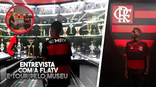 O DIA EM QUE FUI ENTREVISTADO PELA FLATV E FIZ UM TOUR PELO MUSEU DO FLAMENGO | OBF