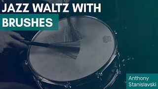 Jazz Waltz with Brushes - Free Drum Lessons