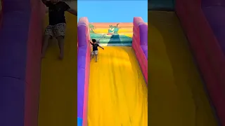 Vai Pula!! 😂😂😂 | Kai Epic Stunt on Inflatable Slide