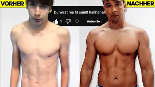 Meine komplette naturale Körpertransformation | Fitness Selbstexperiment