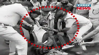 High Drama Outside Odisha Assembly: Look How Police Rescued Woman From Youth