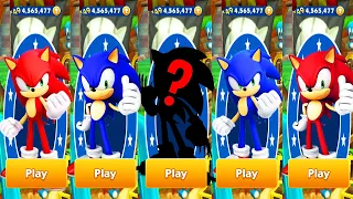 Sonic Dash - Sonic vs Red Sonic vs Secret Characters defeat All Bosses Zazz Eggman - Run Gameplay