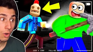 Can Baldi Escape Siren Cop's Prison?! | Roblox