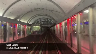 Porte de Clichy to Madeleine | Riding the Paris Metro Line 14 Train!