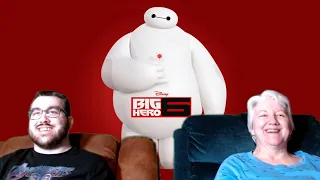My Mom Watches BIG HERO 6! First Time Reaction