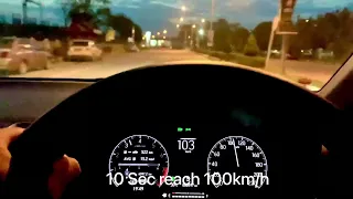 Honda City 2022 V Spec 0 to 100km in 10 sec