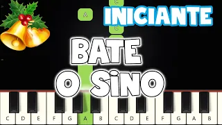 Bate O Sino - Música Natalina | Piano e Teclado Iniciante | Nível Fácil