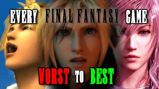 Every Main Final Fantasy Game Ranked from Worst to Best