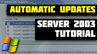 Updates for Windows Server 2003 in 2024!