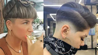 Wonderful women's over 50-60 beautiful short pixie bob haircuts and hairstyles 2023-2024