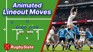Rugby Lineout Moves - Animated Playbook - RugbySlate