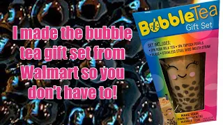 Walmart Bubble Tea Gift Set