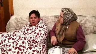 Бабушка и температура