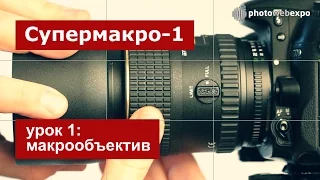 Супер макро: урок 1, макрообъектив