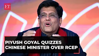 'India's heart with US...': Piyush Goyal puts tough questions to Chinese minister over RCEP