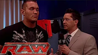 Randy Orton Backstage Promo Before The Great American Bash RAW Jul 16,2007