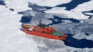 Australian icebreaker Aurora Australis runs aground in Antarctica