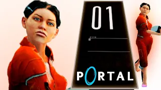 Portal 1-01. Полное прохождение игры как проходить Портал 1, глава 1, Камера испытаний 01