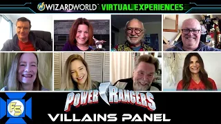 POWER RANGERS VILLAINS Panel - Wizard World Virtual Experiences 2020
