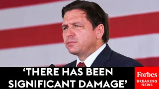 Florida Gov. Ron DeSantis Highlights The Damage Done From Hurricane Idalia