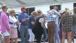 A hero's welcome: Waynesville community turns our as slain UNCC student's body is returned home