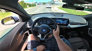 New BMW iX1 xDrive30 2023 - POV Test drive (Binaural audio)