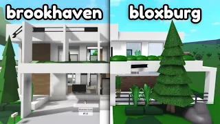 Recreating a BROOKHAVEN house in Bloxburg!