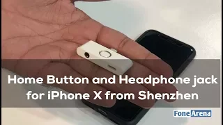 Home Button and Headphone jack Mod for iPhone X from Shenzhen