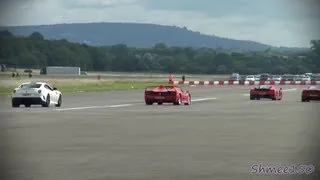 Ferrari Enzo vs F50 vs 599 GTO - Top Gear Track