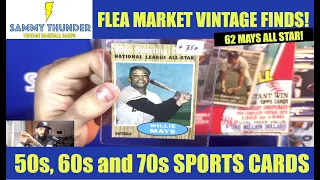 Flea Market Vintage Baseball Card Finds