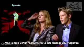 Emily Vancamp e Gabriel Mann falam sobre o começo da 3ª Temporada (Legendado)