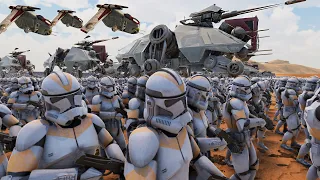 Largest Clone Trooper Army EVER Goes to War… - UEBS 2: Star Wars Mod