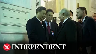 China's Xi Jinping tells Putin 'change is coming' as he departs Moscow