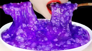 CRAZY SOUND EDIBLE SLIME ASMR EDIBLE SLIME RECIPE, SLIME JELLY MUKBANG COCONUT JELLY ASMR 🍇