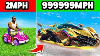 Coches de $1 vs COCHES MILLONARIOS EN GTA 5 !! 🚗💸!! (PELÍCULA)