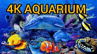 The best relaxing aquarium in 4K UHD 🐠 Anti-Stress Music, Relax and Meditation.