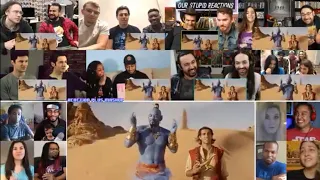 Aladdin Official Trailer Reaction Mashup