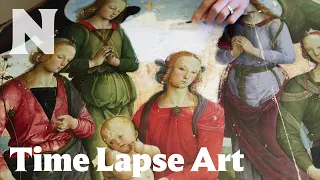 Masterful Restoration: Bringing life back to a 500-year-old School of Perugino painting