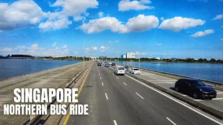 Singapore City: Sembawang to Punggol Bus Ride