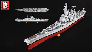 Giant LEGO USS Iowa Battleship Custom Build!