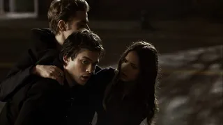 TVD 1x22 - Bonnie helps Stefan save Damon | Delena Scenes HD