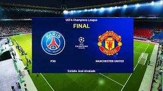 UEFA Champions League Final | PSG vs Manchester United | Ronaldo vs Messi Penalty Shootout PES 2021