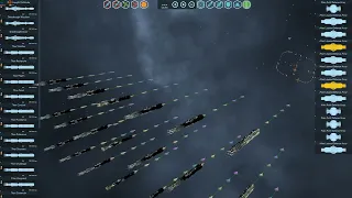 Terra Invicta - Titans and Dreadnoughts fleet VS Alien Mothership fleet